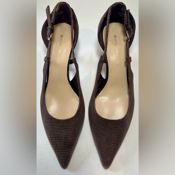 Bandolino Brown Women’s Low Heel Sling Back Size 6.5 Leather - Picture 8 of 8